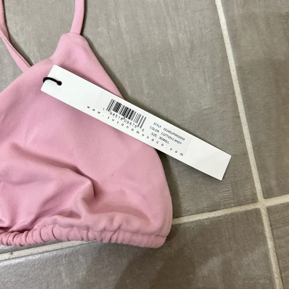 Susana Monaco string Bikini top Cotton candy - Picture 3 of 3